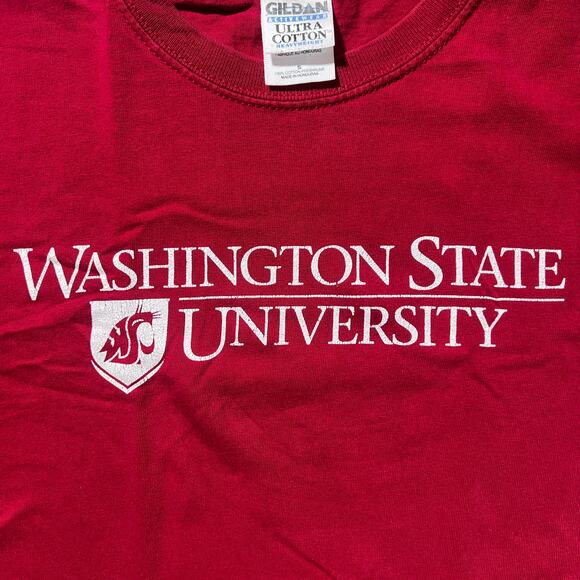 WSU Washington State University T-Shirt Red Small - Picture 2 of 6
